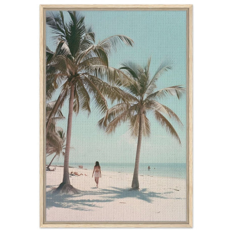 Da Vinci Nature Modern Wall Art | Beach - Framed Canvas - 60x90 cm / 24x36″ - Wood frame