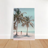 Da Vinci Nature Modern Wall Art | Beach - Brushed Aluminum Print - 40x60 cm / 16x24″ - 