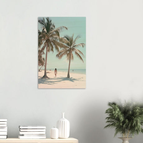 Da Vinci Nature Modern Wall Art | Beach - Wood Prints - 50x75 cm / 20x30″ - 20 mm