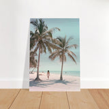 Da Vinci Nature Modern Wall Art | Beach - Brushed Aluminum Print - 70x100 cm / 28x40″ - 