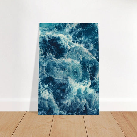 Da Vinci Nature Modern Wall Art | Sea - Brushed Aluminum Print - 60x90 cm / 24x36″ - 