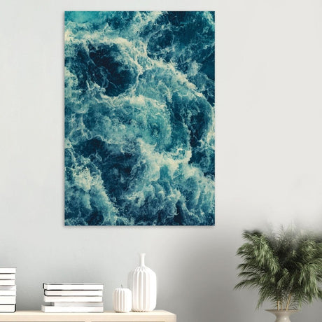 Da Vinci Nature Modern Wall Art | Sea - Wood Prints - 70x100 cm / 28x40″ - 10 mm