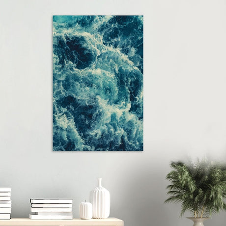 Da Vinci Nature Modern Wall Art | Sea - Wood Prints - 60x90 cm / 24x36″ - 10 mm