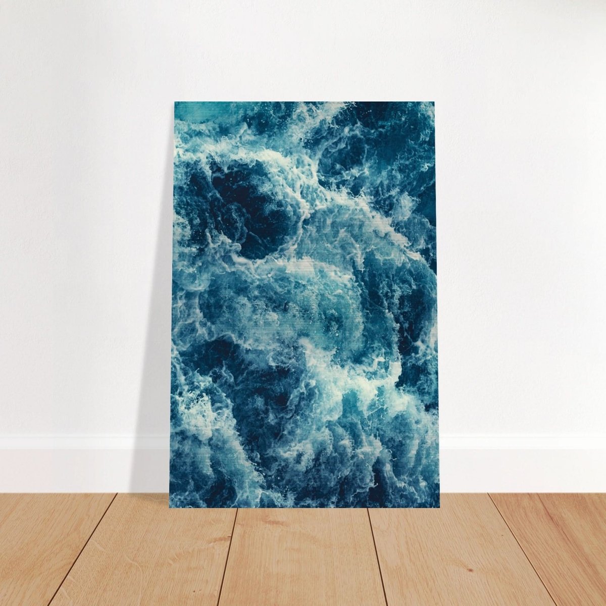 Da Vinci Nature Modern Wall Art | Sea - Brushed Aluminum Print - 30x45 cm / 12x18″ - 