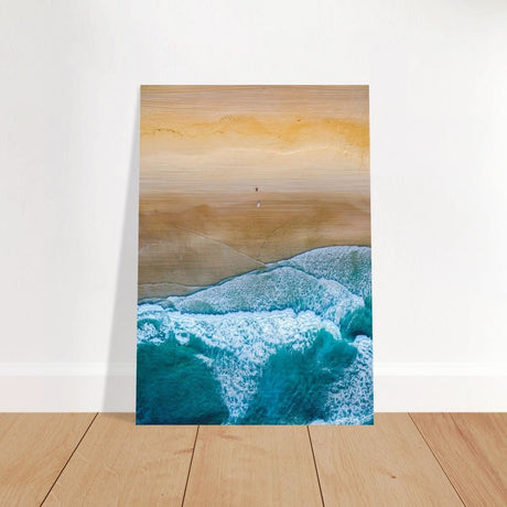 Da Vinci Nature Wall art | Beach - Brushed Aluminum Print - 70x100 cm / 28x40″ - 