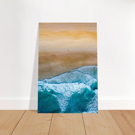 Da Vinci Nature Wall art | Beach - Brushed Aluminum Print - 60x90 cm / 24x36″ - 