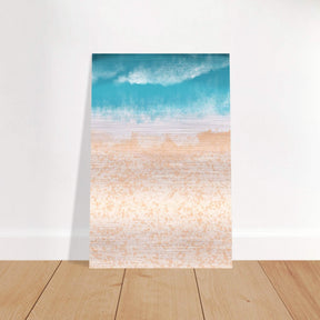 Da Vinci Nature Wall art | Beach - Brushed Aluminum Print - 60x90 cm / 24x36″ - 