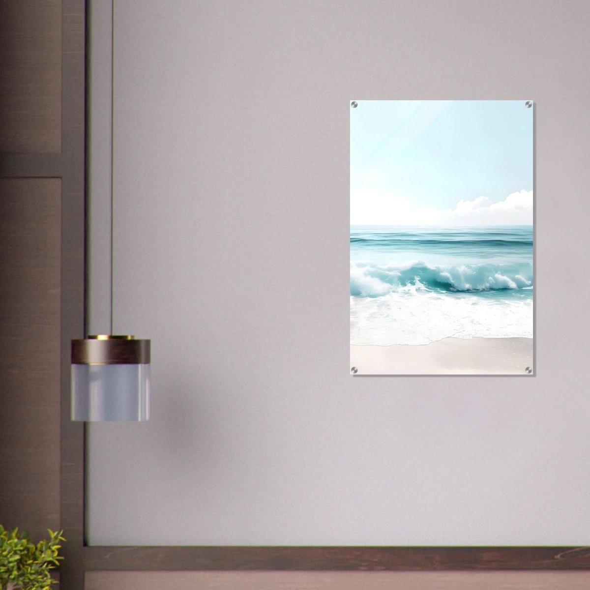 Da Vinci Nature Wall art | Beach - Acrylic Print - 60x90 cm / 24x36″ - 