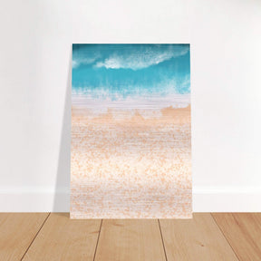 Da Vinci Nature Wall art | Beach - Brushed Aluminum Print - 70x100 cm / 28x40″ - 