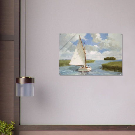 Da Vinci Nature Wall art | Boat - Acrylic Print - 60x90 cm / 24x36″ - 