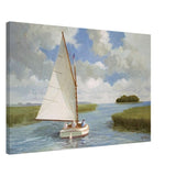 Da Vinci Nature Wall art | Boat - Canvas - 60x90 cm / 24x36″ - Thick