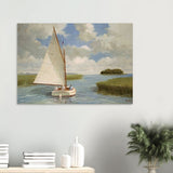 Da Vinci Nature Wall art | Boat - Wood Prints - 70x100 cm / 28x40″ - 20 mm