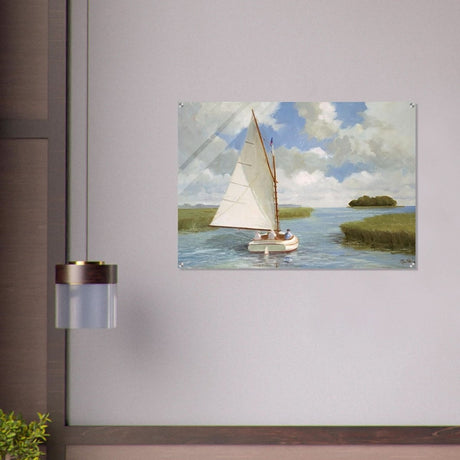Da Vinci Nature Wall art | Boat - Acrylic Print - 70x100 cm / 28x40″ - 