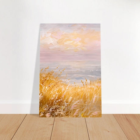 Da Vinci Nature Wall art print | watercolor painting print - Brushed Aluminum Print - 30x45 cm / 12x18″ - 