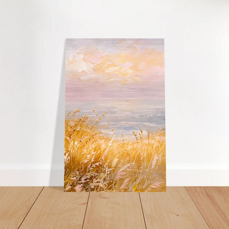 Da Vinci Nature Wall art print | watercolor painting print - Brushed Aluminum Print - 60x90 cm / 24x36″ - 