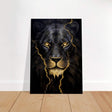 Da Vinci Nature Wall art | Wild Life prints | Lion - Brushed Aluminum Print - 70x100 cm / 28x40″ - 