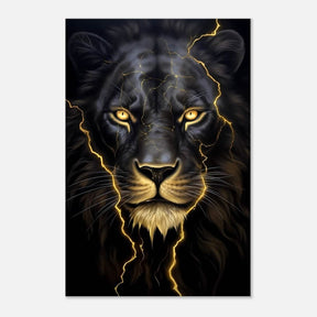 Da Vinci Nature Wall art | Wild Life prints | Lion - Aluminum Print - 50x75 cm / 20x30″ - 