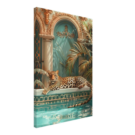 Da Vinci Nature Wall art | Wildlife | Leopard | Panthera - Canvas - 50x75 cm / 20x30″ - Thick