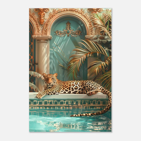 Da Vinci Nature Wall art | Wildlife | Leopard | Panthera - Aluminum Print - 40x60 cm / 16x24″ - 