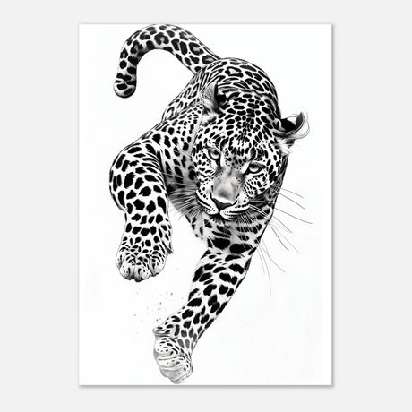 Da Vinci Nature Wall art | Wildlife | Leopard - Aluminum Print - 70x100 cm / 28x40″ - 