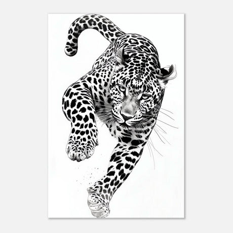 Da Vinci Nature Wall art | Wildlife | Leopard - Aluminum Print - 40x60 cm / 16x24″ - 