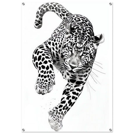 Da Vinci Nature Wall art | Wildlife | Leopard - Acrylic Print - 70x100 cm / 28x40″ - 