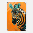 Da Vinci Nature Wall art | Wildlife | Zebra - Acrylic Print - 30x45 cm / 12x18″ - 