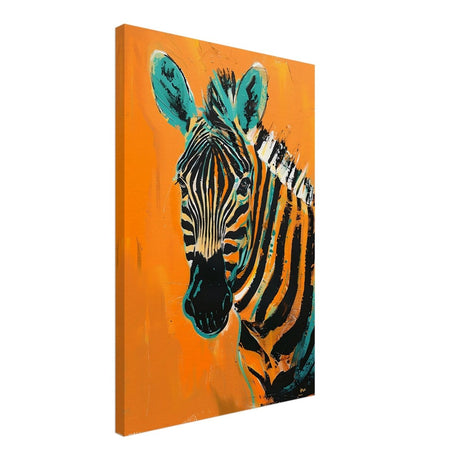 Da Vinci Nature Wall art | Wildlife | Zebra - Canvas - 50x75 cm / 20x30″ - Thick