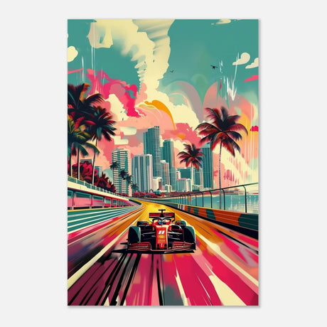 Da Vinci Pop Art Wall Art | Cars - Aluminum Print - 60x90 cm / 24x36″ - 