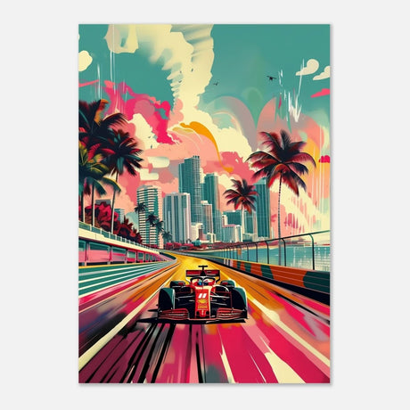 Da Vinci Pop Art Wall Art | Cars - Aluminum Print - 70x100 cm / 28x40″ - 