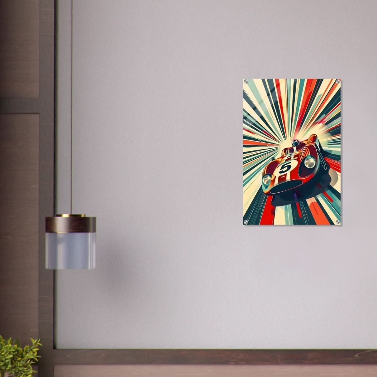 Da Vinci Pop Art Wall Art | Car - Acrylic Print - 50x75 cm / 20x30″ - 