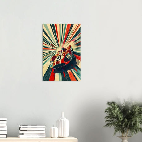Da Vinci Pop Art Wall Art | Car - Wood Prints - 40x60 cm / 16x24″ - 20 mm