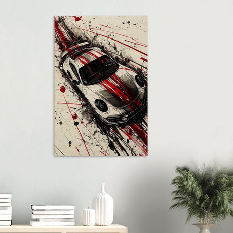 Da Vinci Pop Art Wall Art | Car - Wood Prints - 60x90 cm / 24x36″ - 10 mm