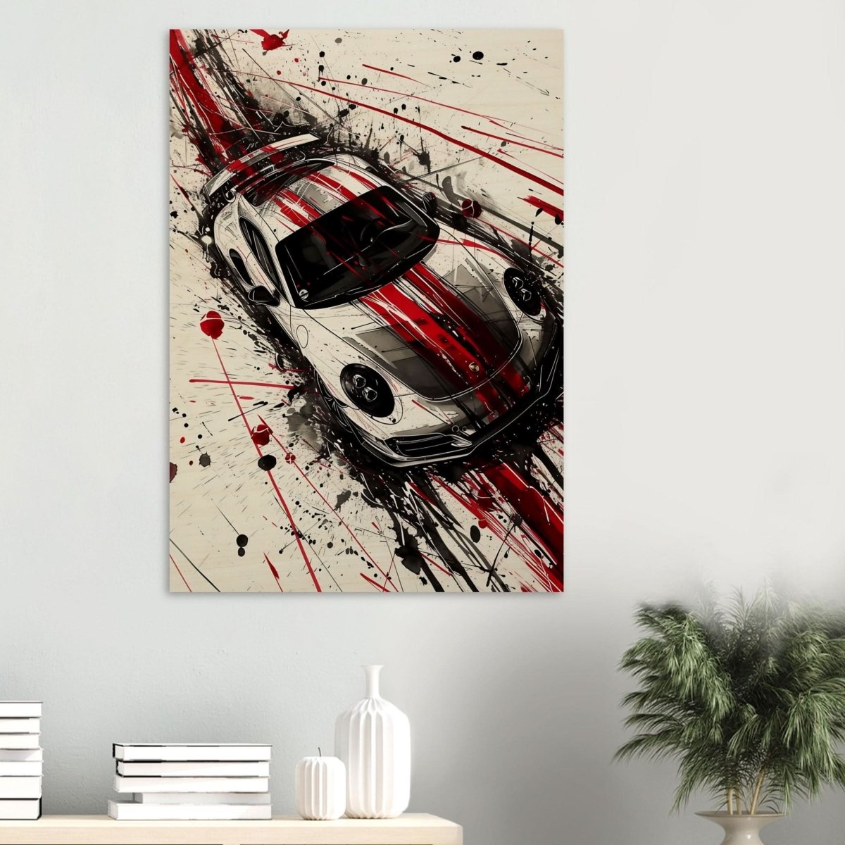 Da Vinci Pop Art Wall Art | Car - Wood Prints - 70x100 cm / 28x40″ - 20 mm
