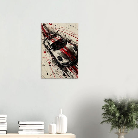 Da Vinci Pop Art Wall Art | Car - Wood Prints - 40x60 cm / 16x24″ - 10 mm