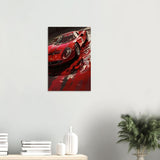 Da Vinci Pop Art Wall Art | Car - Wood Prints - 40x60 cm / 16x24″ - 20 mm