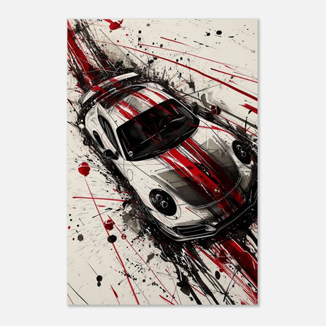 Da Vinci Pop Art Wall Art | Car - Aluminum Print - 50x75 cm / 20x30″ - 