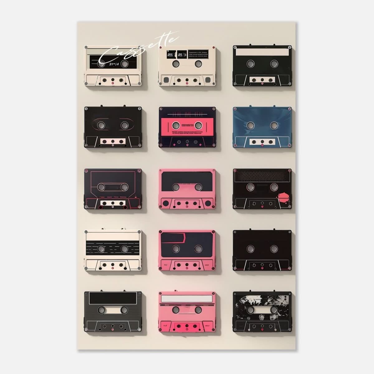 Da Vinci Pop Art Wall art | Cassette - Aluminum Print - 30x45 cm / 12x18″ - 