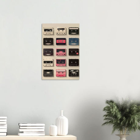 Da Vinci Pop Art Wall art | Cassette - Wood Prints - 40x60 cm / 16x24″ - 20 mm