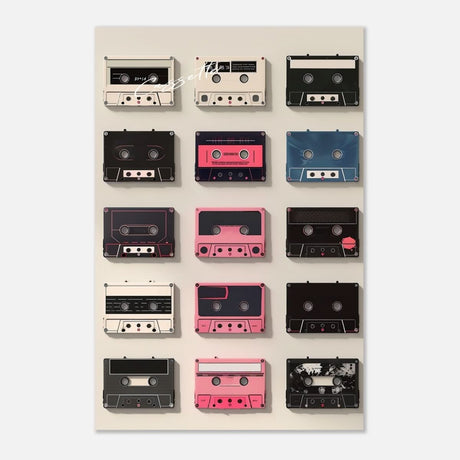 Da Vinci Pop Art Wall art | Cassette - Aluminum Print - 60x90 cm / 24x36″ - 