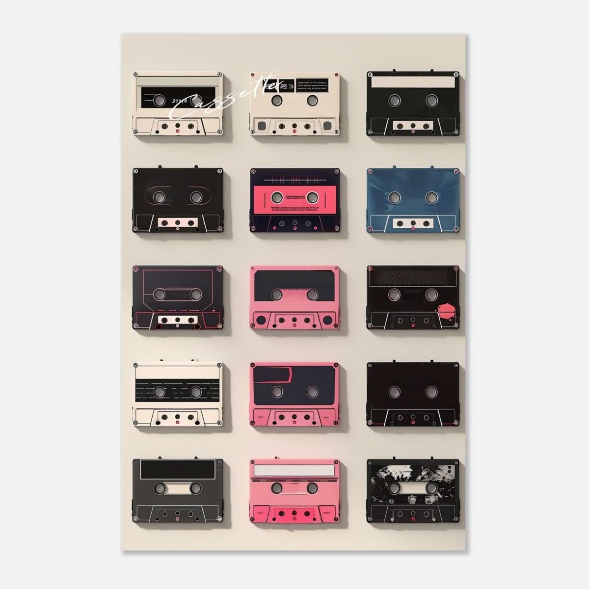 Da Vinci Pop Art Wall art | Cassette - Aluminum Print - 50x75 cm / 20x30″ - 