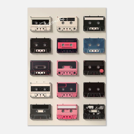 Da Vinci Pop Art Wall art | Cassette - Aluminum Print - 50x75 cm / 20x30″ - 