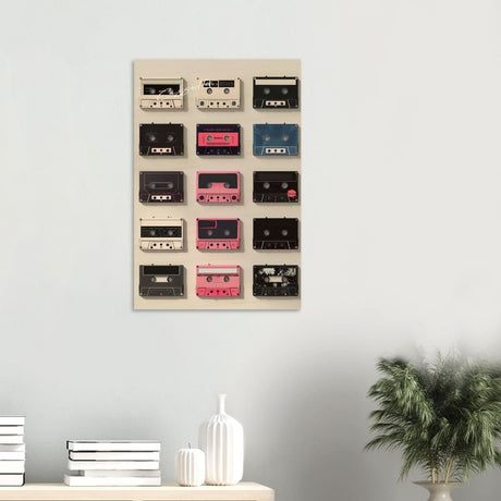 Da Vinci Pop Art Wall art | Cassette - Wood Prints - 50x75 cm / 20x30″ - 20 mm