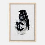 Da Vinci Pop Art Wall Art | CHANEL - Framed Canvas - 40x60 cm / 16x24″ - Wood frame