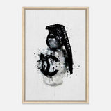 Da Vinci Pop Art Wall Art | CHANEL - Framed Canvas - 50x75 cm / 20x30″ - Wood frame