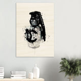 Da Vinci Pop Art Wall Art | CHANEL - Wood Prints - 70x100 cm / 28x40″ - 10 mm