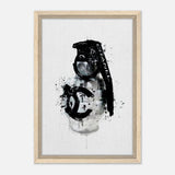 Da Vinci Pop Art Wall Art | CHANEL - Framed Canvas - 30x45 cm / 12x18″ - Wood frame