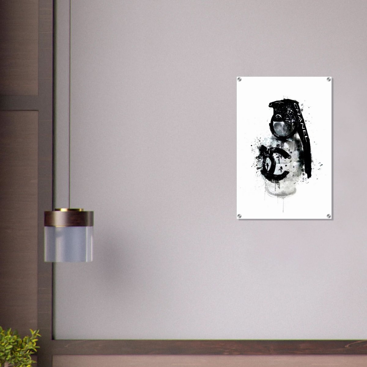 Da Vinci Pop Art Wall Art | CHANEL - Acrylic Print - 50x75 cm / 20x30″ - 