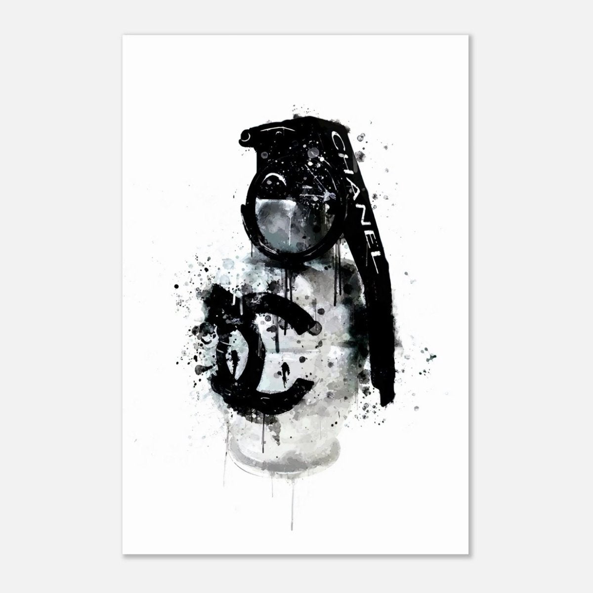 Da Vinci Pop Art Wall Art | CHANEL - Aluminum Print - 60x90 cm / 24x36″ - 