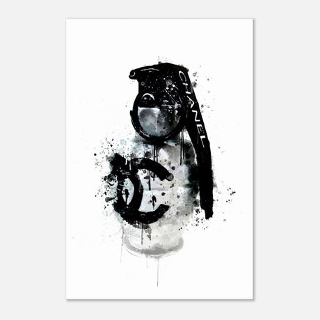 Da Vinci Pop Art Wall Art | CHANEL - Aluminum Print - 60x90 cm / 24x36″ - 
